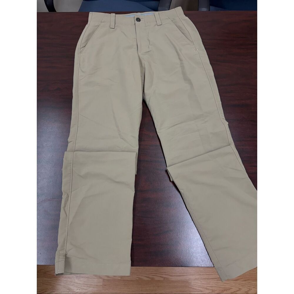 Under Armour Mens Khaki Loose Fit Pants Size 30/32